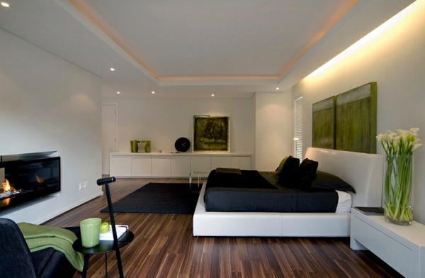 Bold Bedroom Color Ideas With Black And White Accents