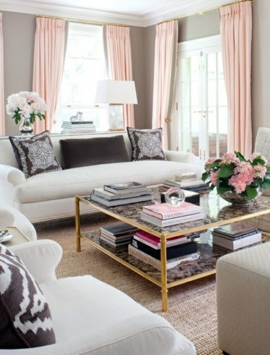 Interior Design Ideas - 50 airy feminine living room designs Interior Design Ideas - 50 airy feminine living room designs