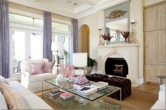 Interior Design Ideas - 50 airy feminine living room designs