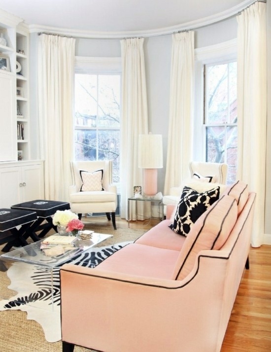 Interior Design Ideas - 50 airy feminine living room designs