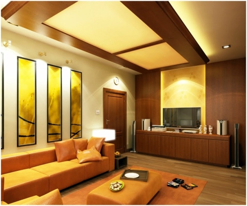 33 great decorating ideas for ceiling design in living room