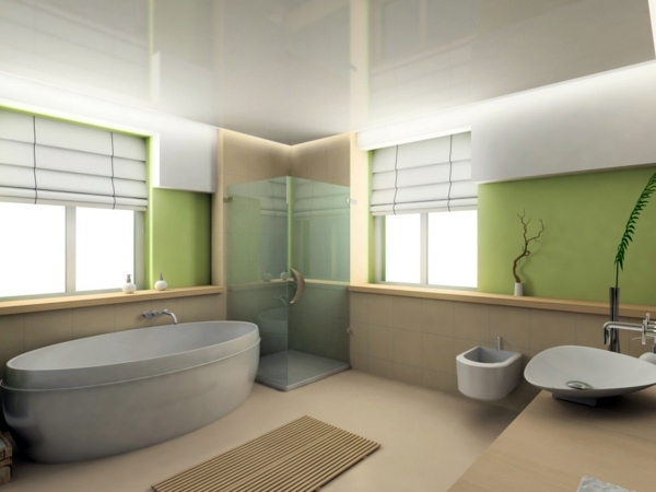 Blinds for bathroom windows - shutters and window decoration