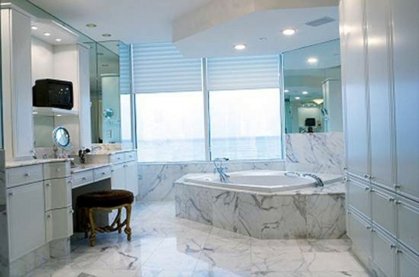 Blinds for bathroom windows - shutters and window decoration