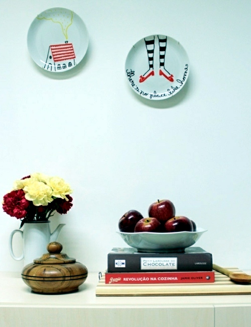 Decorative wall plate - great wall decoration in the kitchen Decorative wall plate - great wall decoration in the kitchen