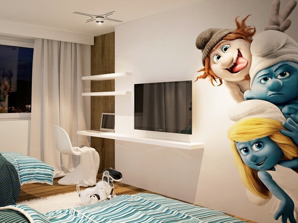 Ultra Modern furnishings in an apartment in Barcelona