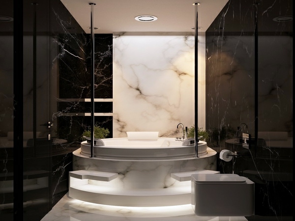 Ultra Modern furnishings in an apartment in Barcelona