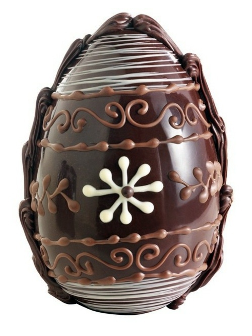 DIY chocolate Easter eggs
