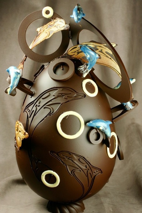 DIY chocolate Easter eggs