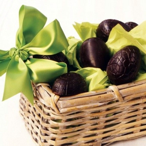 DIY chocolate Easter eggs