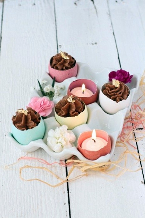 DIY chocolate Easter eggs