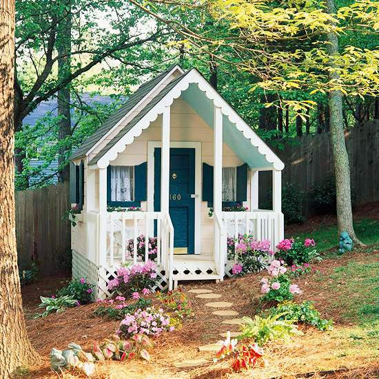 Wonderful ideas for play house in the garden or on the farm