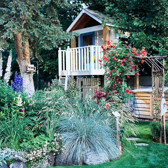 Wonderful ideas for play house in the garden or on the farm