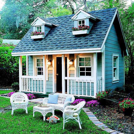 Wonderful ideas for play house in the garden or on the farm