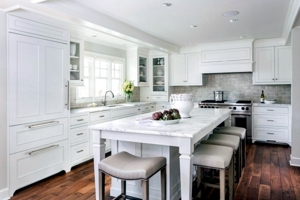 Plan kitchen decor in white – Modern White Kitchen | Avso
