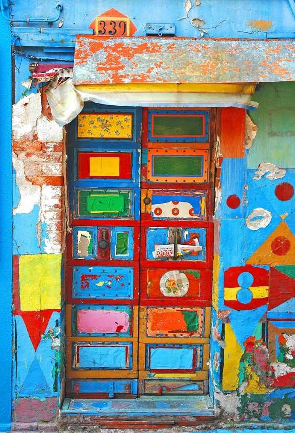 Farben - Beautiful house doors in country style - DIY door colors
