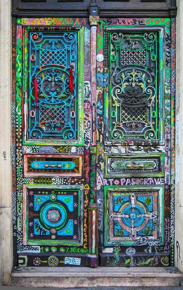 Beautiful house doors in country style - DIY door colors Beautiful house doors in country style - DIY door colors