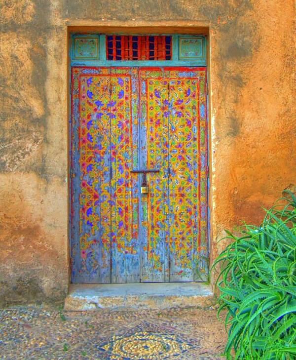 Beautiful house doors in country style - DIY door colors Beautiful house doors in country style - DIY door colors
