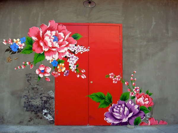 Beautiful house doors in country style - DIY door colors Beautiful house doors in country style - DIY door colors