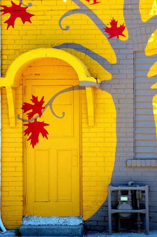 Beautiful house doors in country style - DIY door colors Beautiful house doors in country style - DIY door colors