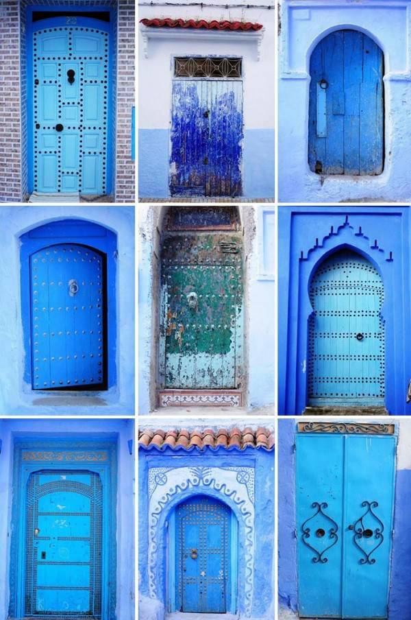 Beautiful house doors in country style - DIY door colors Beautiful house doors in country style - DIY door colors