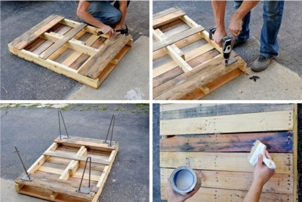 Building with pallets - the original ideas know no boundaries