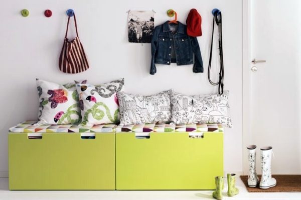 Wall in the hallway - 50 Interior design tips and ideas wall colors