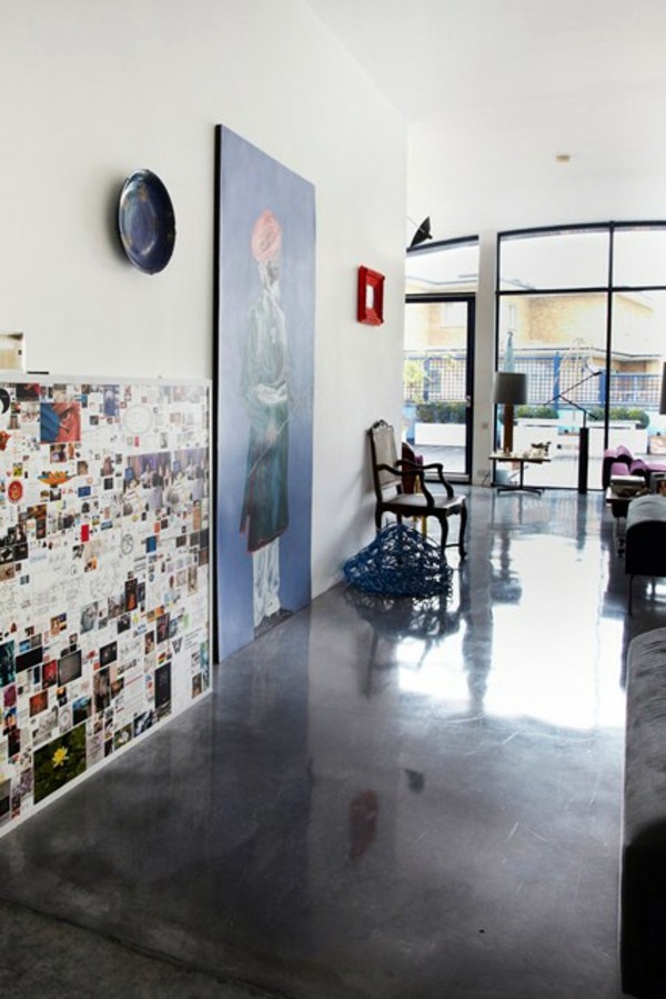 Wall in the hallway - 50 Interior design tips and ideas wall colors