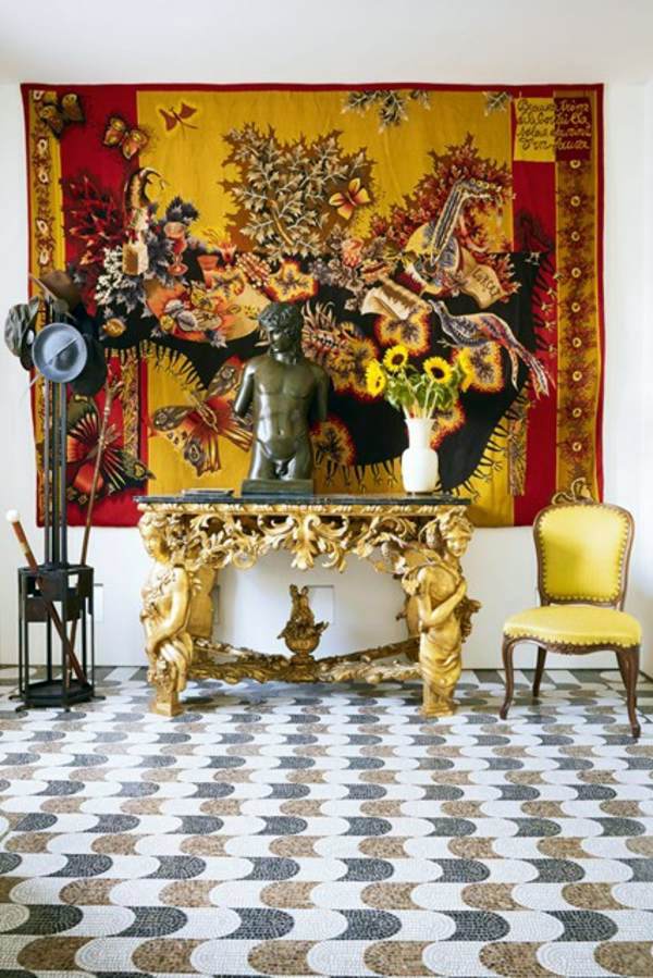 Wall in the hallway - 50 Interior design tips and ideas wall colors