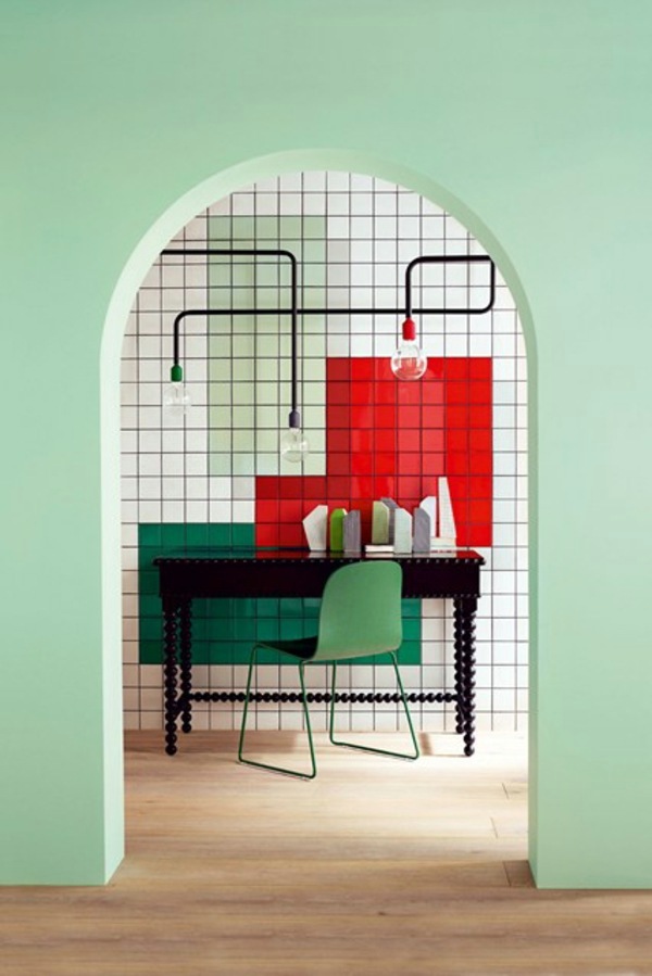 Wall in the hallway - 50 Interior design tips and ideas wall colors