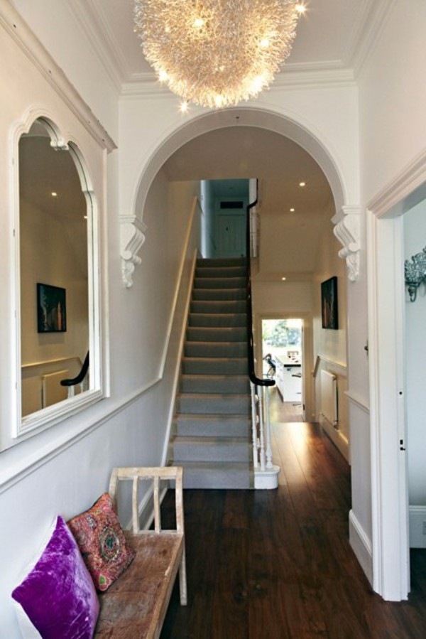 Wall in the hallway - 50 Interior design tips and ideas wall colors