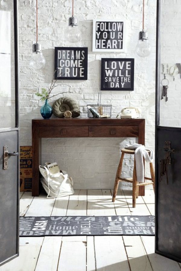 Wall in the hallway - 50 Interior design tips and ideas wall colors