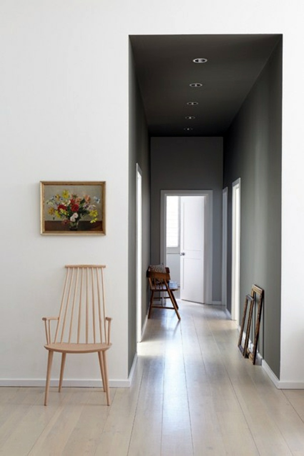 Wall in the hallway - 50 Interior design tips and ideas wall colors