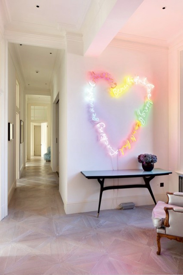 Wall in the hallway - 50 Interior design tips and ideas wall colors