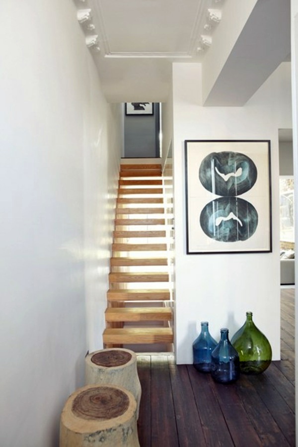 Wall in the hallway - 50 Interior design tips and ideas wall colors
