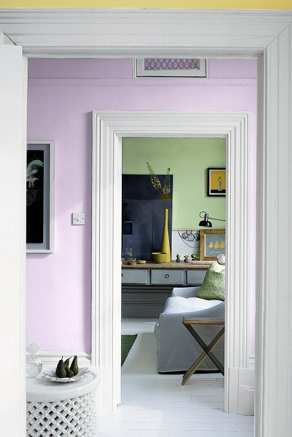 Wall in the hallway - 50 Interior design tips and ideas wall colors
