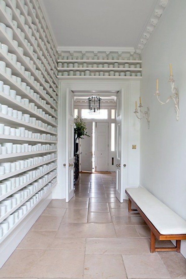 Wall in the hallway - 50 Interior design tips and ideas wall colors