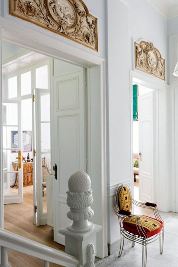 Wall in the hallway - 50 Interior design tips and ideas wall colors