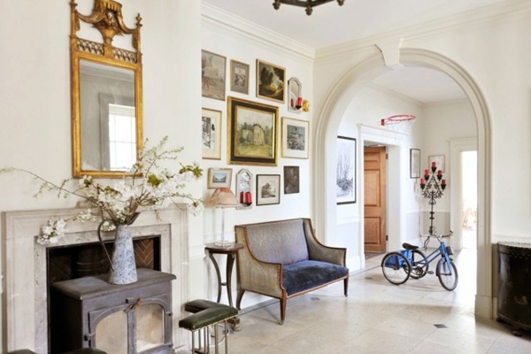 Wall in the hallway - 50 Interior design tips and ideas wall colors