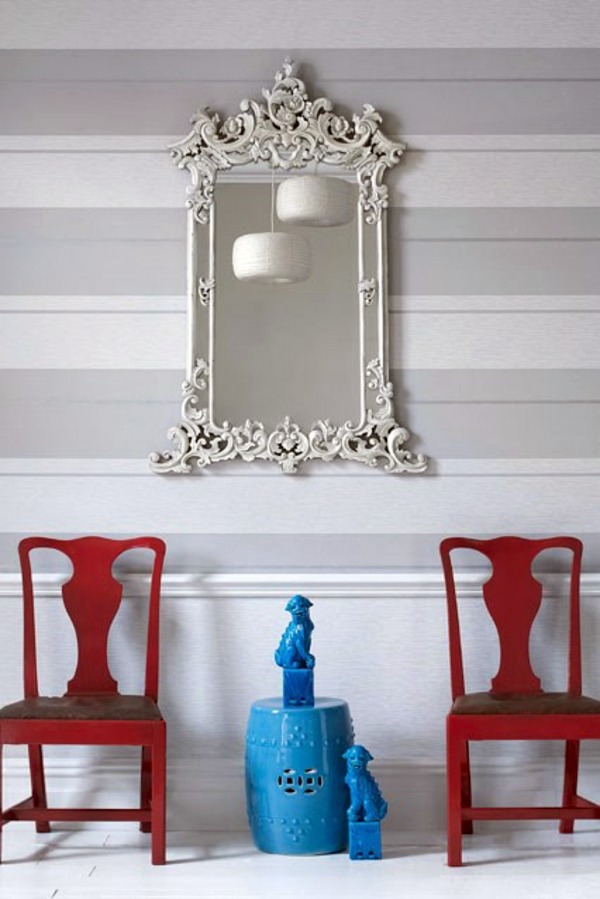 Wall in the hallway - 50 Interior design tips and ideas wall colors