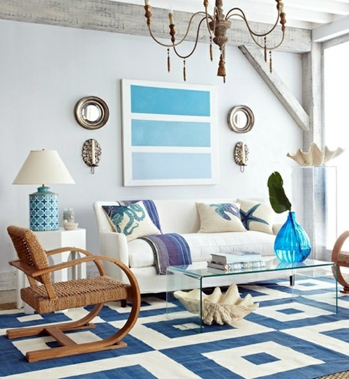 Living room with beach flair - 10 original décor ideas
