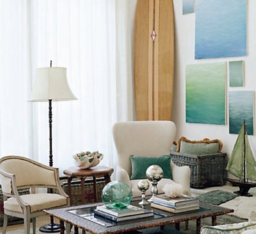 Living room with beach flair - 10 original décor ideas