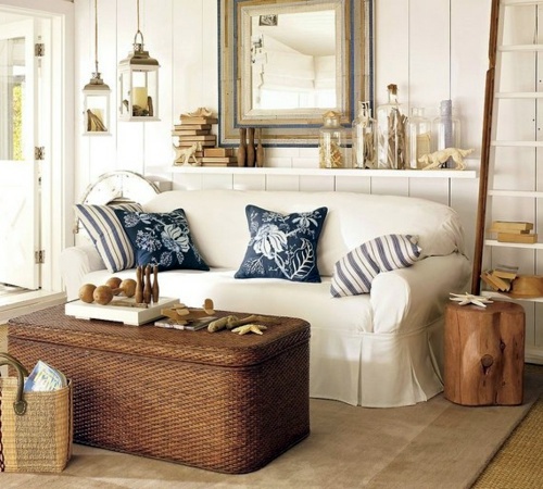 Living room with beach flair - 10 original décor ideas