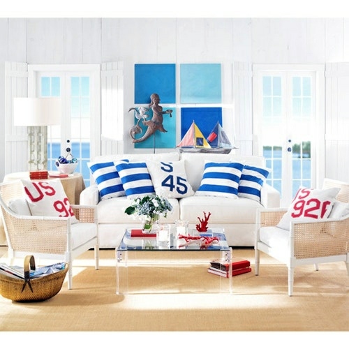 Living room with beach flair - 10 original décor ideas