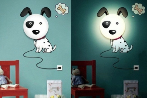 Beautiful designer proposals for wall lamps in the nursery
