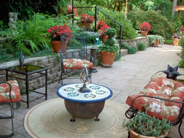 Amazing and cool design in the backyard - garden design in eclectic style Amazing and cool design in the backyard - garden design in eclectic style