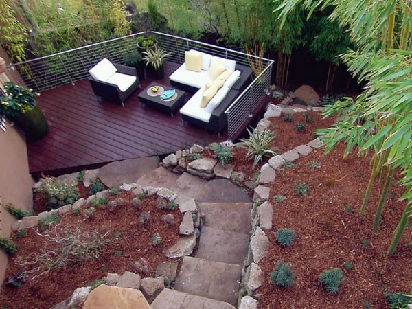 Amazing and cool design in the backyard - garden design in eclectic style Amazing and cool design in the backyard - garden design in eclectic style