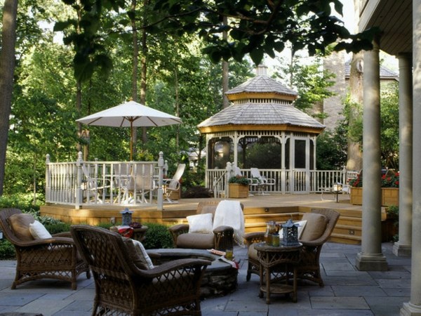 Amazing and cool design in the backyard - garden design in eclectic style Amazing and cool design in the backyard - garden design in eclectic style