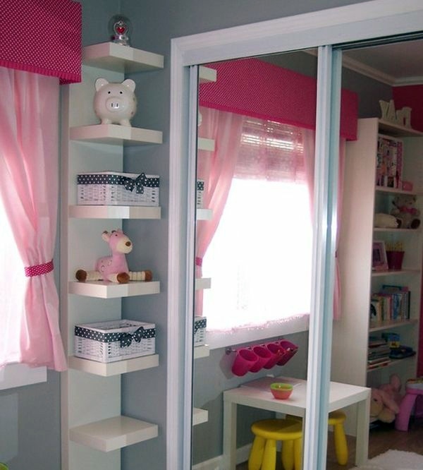 Placed 15 Cool bookcase shelves in the corner of the room Placed 15 Cool bookcase shelves in the corner of the room