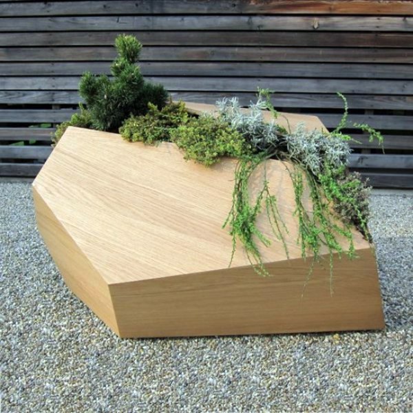 Chapütschin and Gion - Wooden Planters Ideas