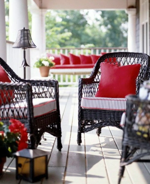 Gartenmöbel Polyrattan - 33 Fresh porch decoration ideas for pleasant spring mood